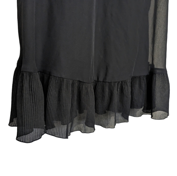 CACIQUE Black and Pink Nighty Bow Tie 14/16 Sheer Sexy Fun Play Dress Up - Picture 4 of 6